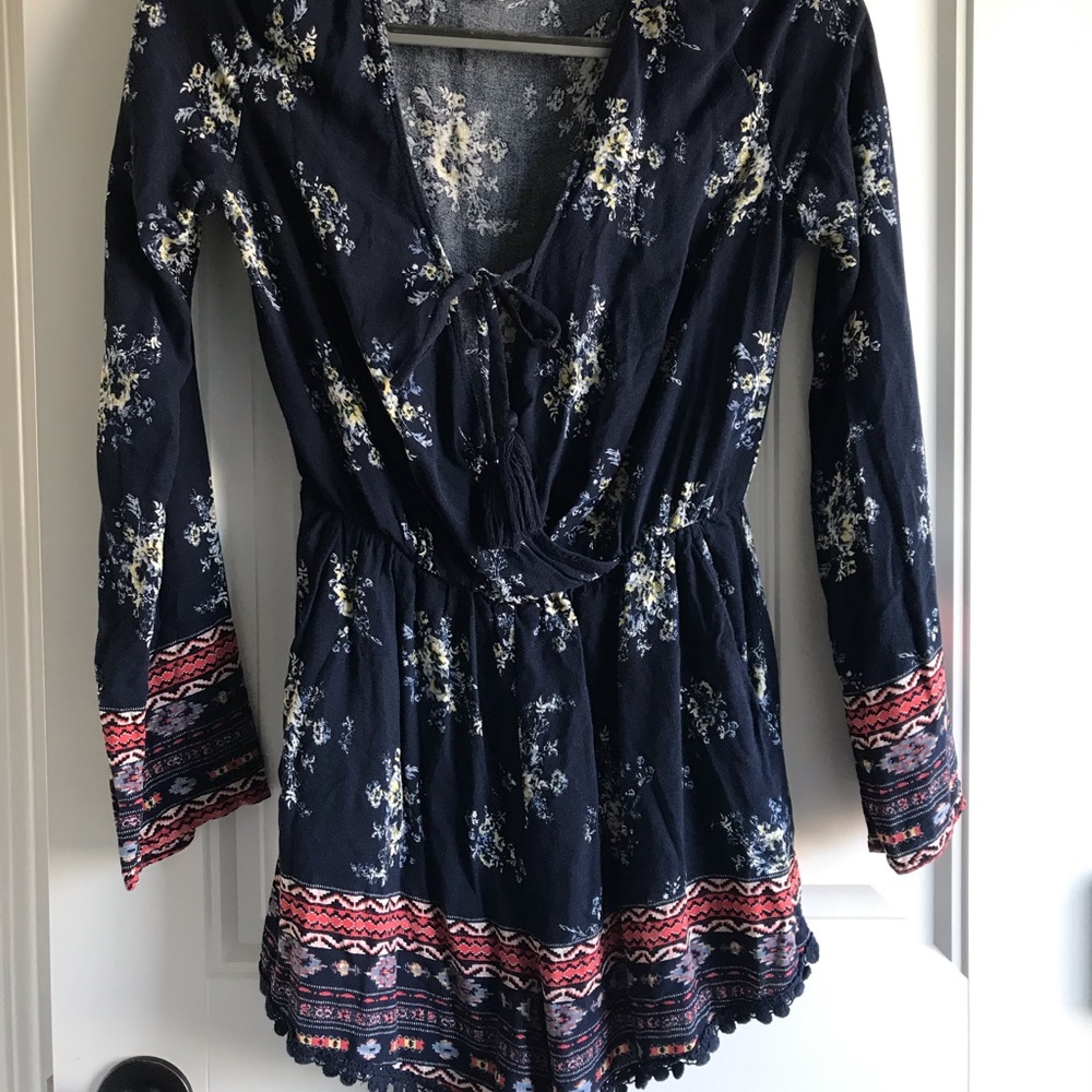 Long sleeve romper